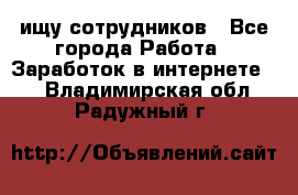 ищу сотрудников - Все города Работа » Заработок в интернете   . Владимирская обл.,Радужный г.
